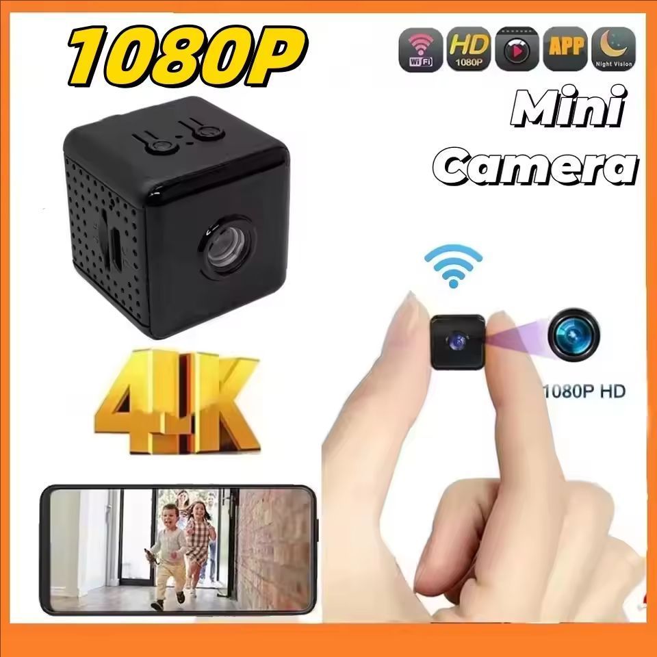  1080p Mini Camera Home Small Wireless Wifi Camera Outdoor Upgraded Baby Pet Motion Detection Security Night Vision Camera 