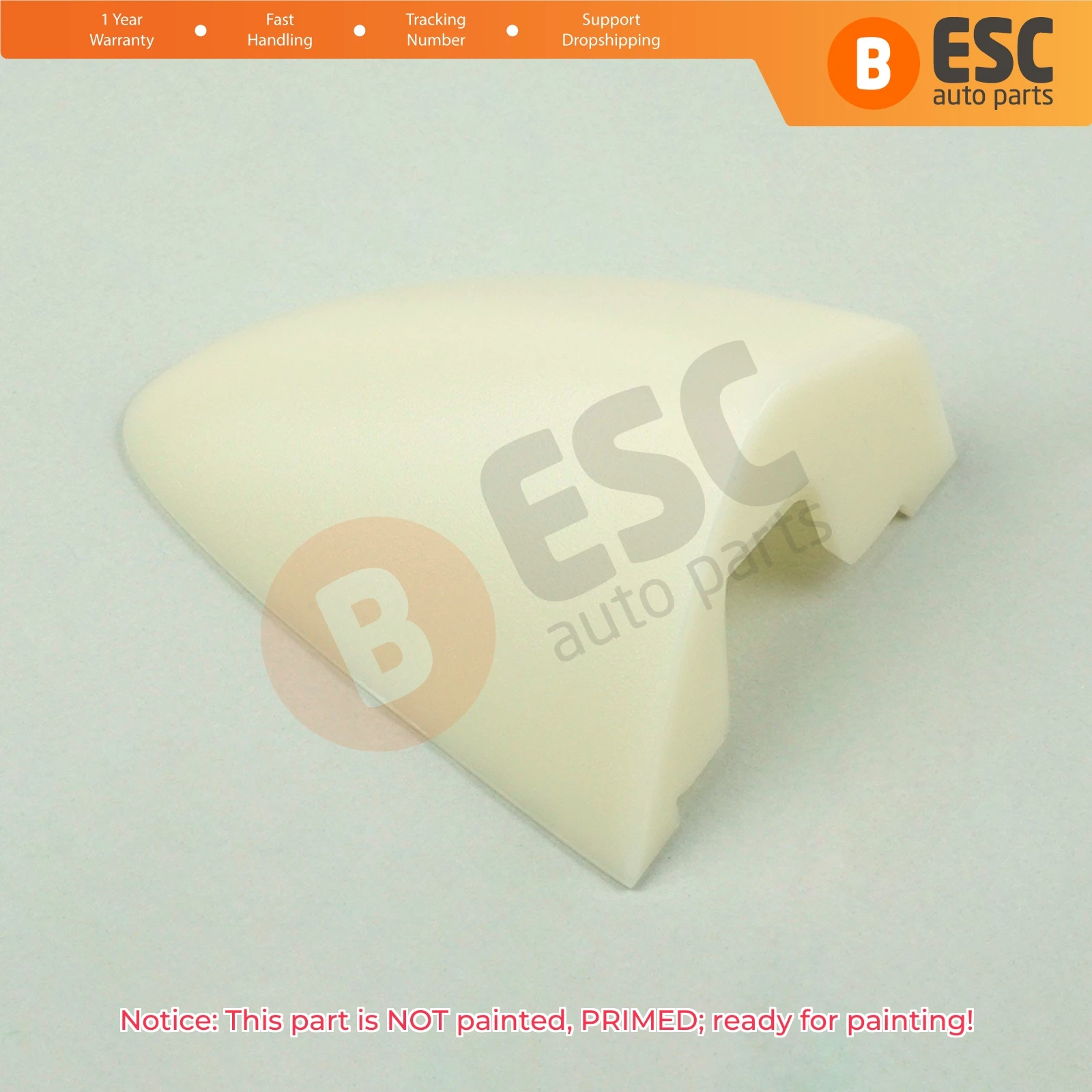 ESC EDP1086 Outer Front or Rear Left Door Handle Lock Cylinder Lever Cap Cover 3C0837879 For VW Passat B6 3C CC 2009-2017