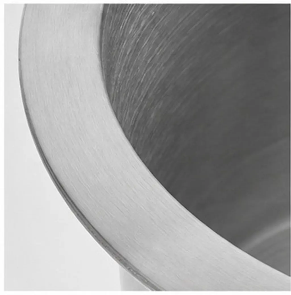 14Cm Stainless Steel Recessed Garbage Grommet Round Countertop Trash Chute Flush Mount Waste Disposal Solution for Kitchen