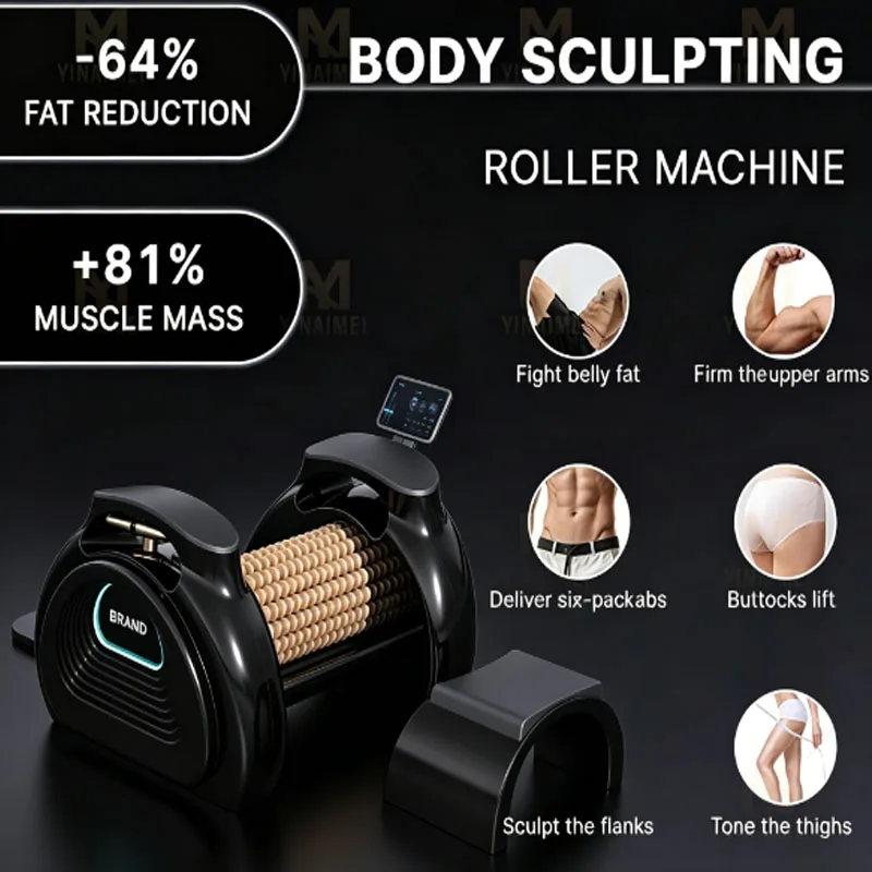 

2026 Promote Blood Circulation Cellulite Reduction Relieve Muscle Fitness Leg Body Slimming Roller Massage Chair Soreness
