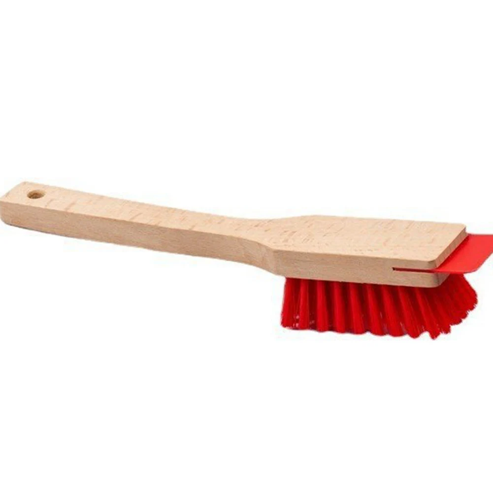 Outdoor Equipment Cleaner for Lawn Mower Brush for Lawn Care Green Red Efficient for Lawn Mower Maintenance Scraper Brush