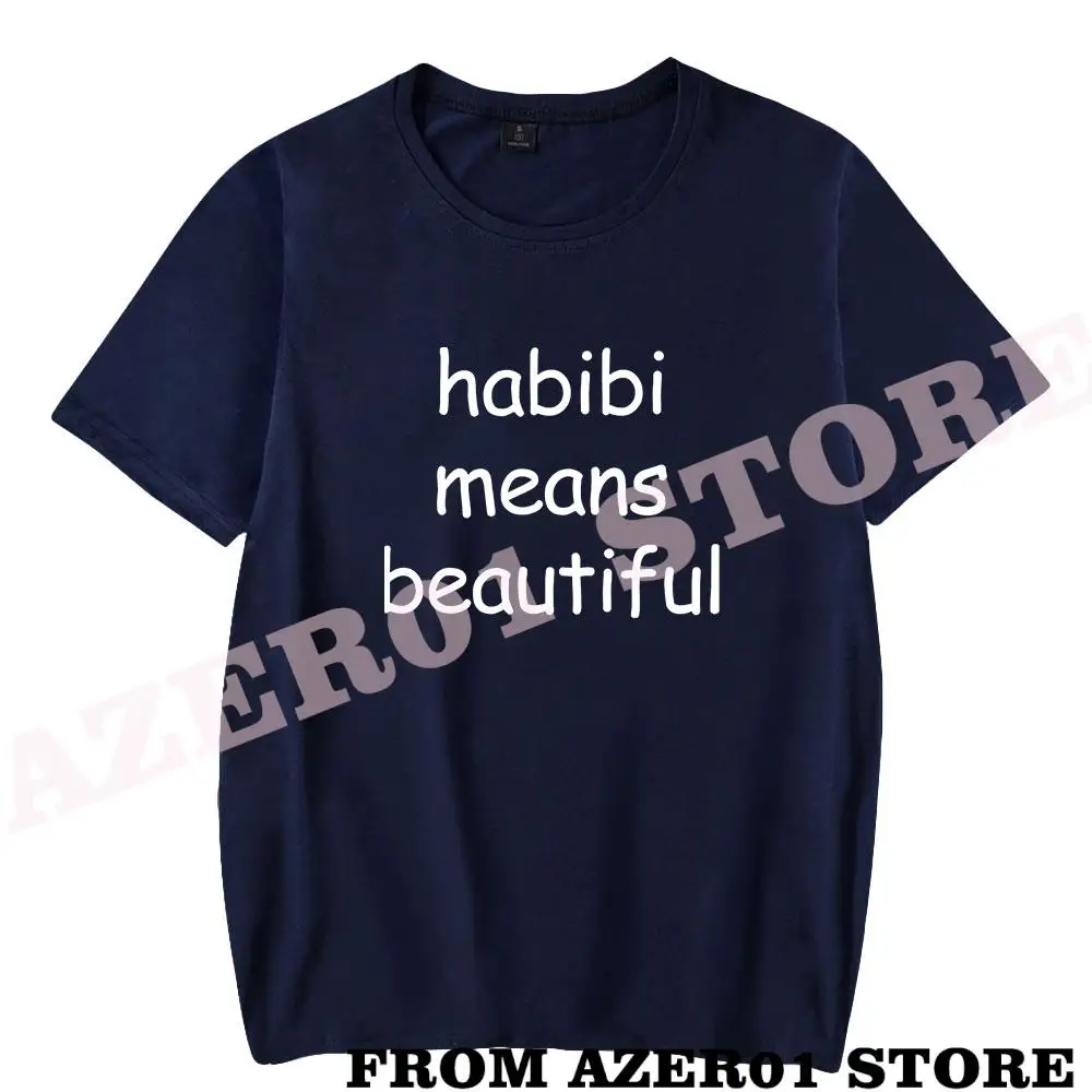 Quackity habibi means beautiful T-Shirt Merch Birthday T-shirt Summer Men/Women Tshirt Short Sleeve Dream Team SMP MCYT Tee