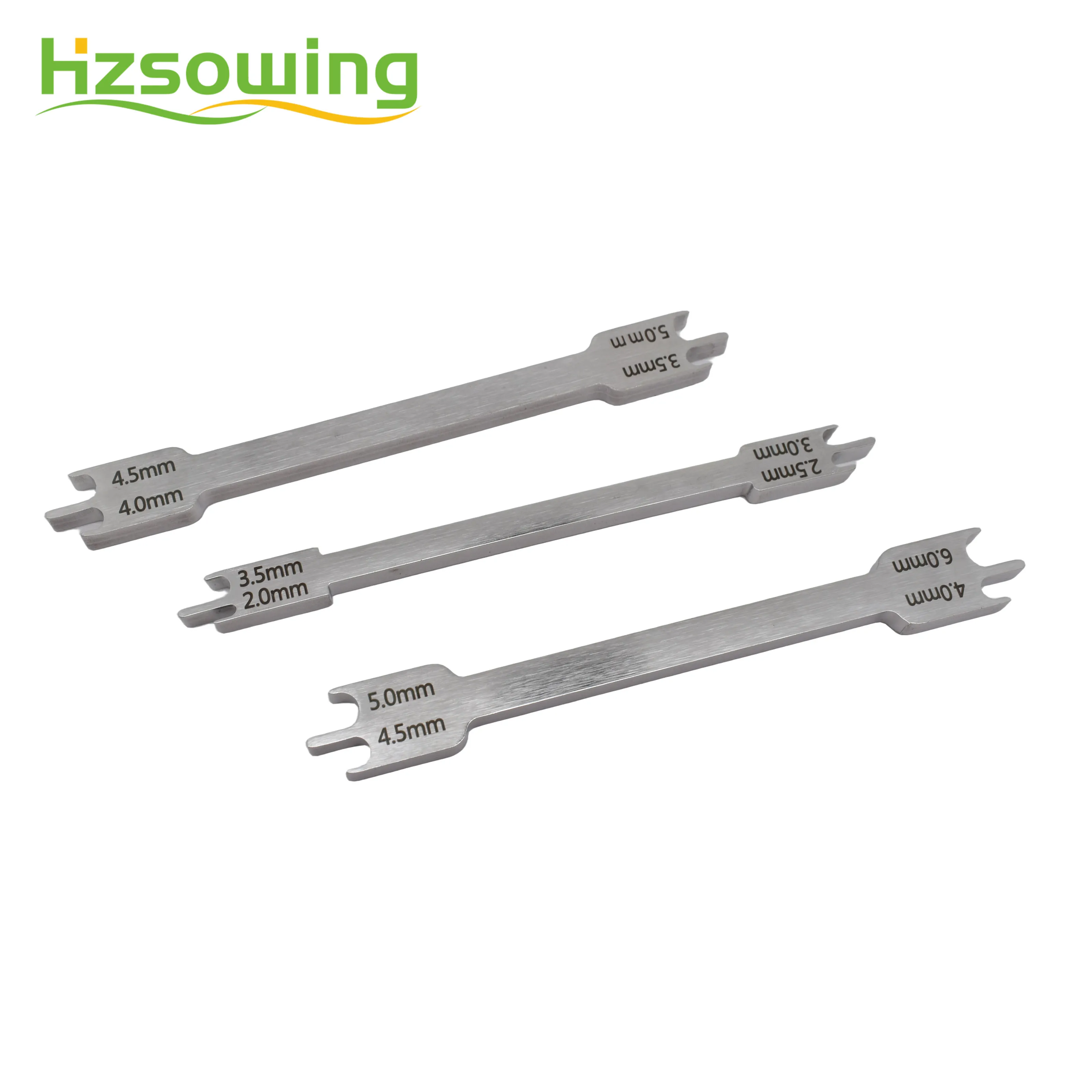 Dental Bracket Gauge Locator Stainless Steel Rod Bracket Positioner Orthodontic Materials Instruments Size 2.0-6.0