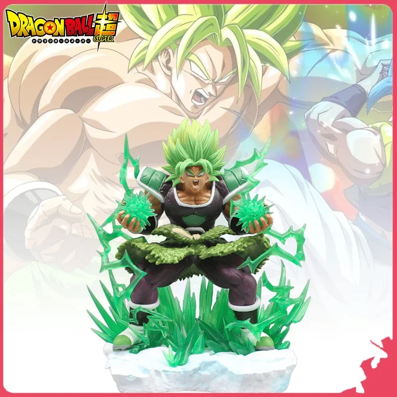 

25cm Seven Dragon Ball Gk Fury Broley Super Saiya Hand Made Model Decoration Anime Animation Peripheral Doll Gift