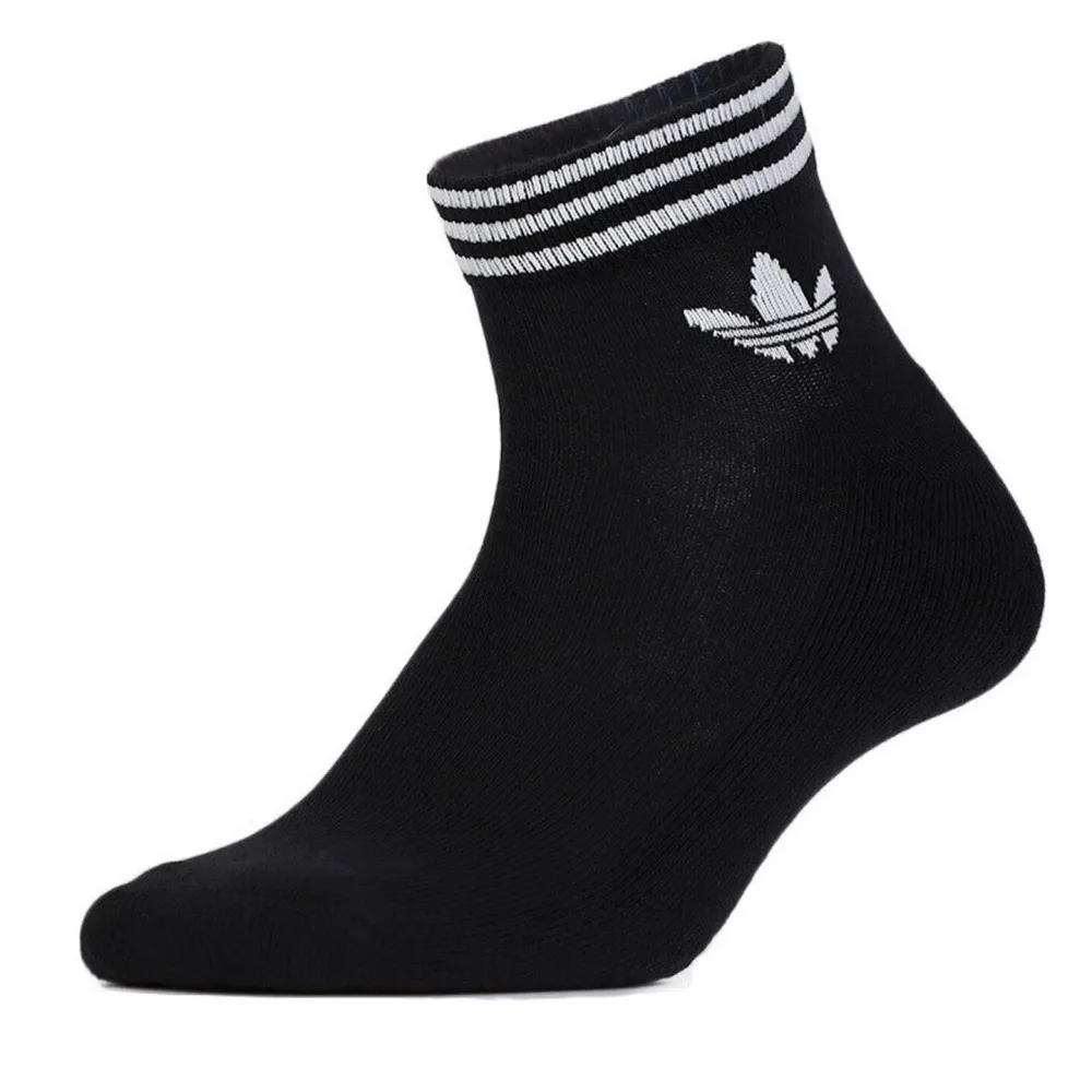

Adidas Trefoil Socks - Unisex Knit Socks: Breathable, Stylish, Comfortable, Casual, and Non-Slip for Sports - 3-Pack EE1151