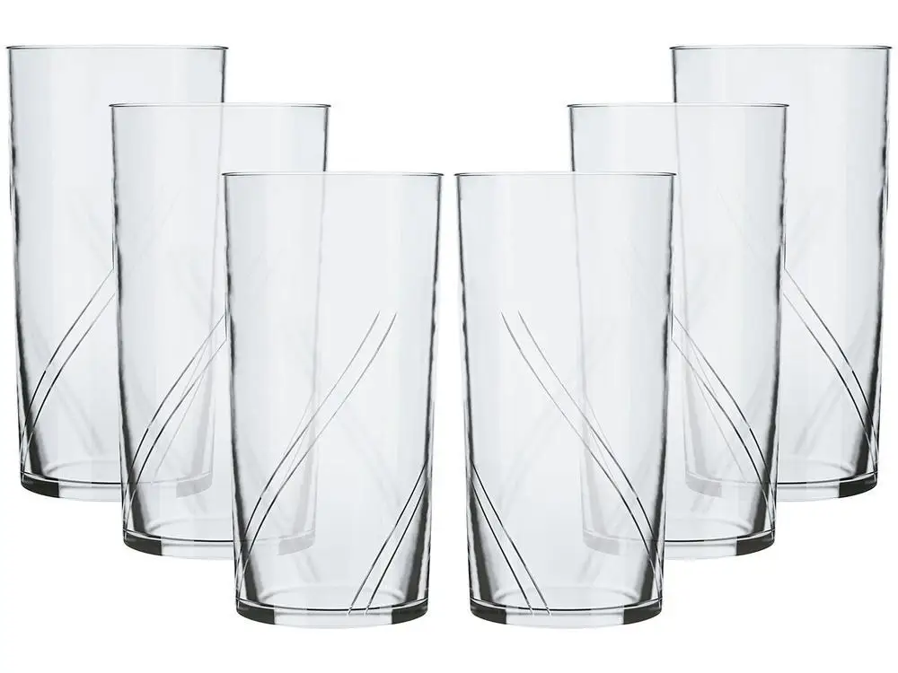 طقم أكواب زجاج نادر ، من 6 قطع