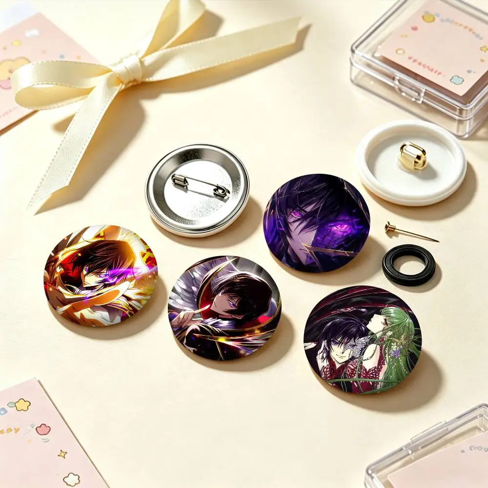 Japan Cool Anime C-Code Geass  25mm 32mm 44mm 58mm 75mm Brooches Badges Pins for Accessories Gift