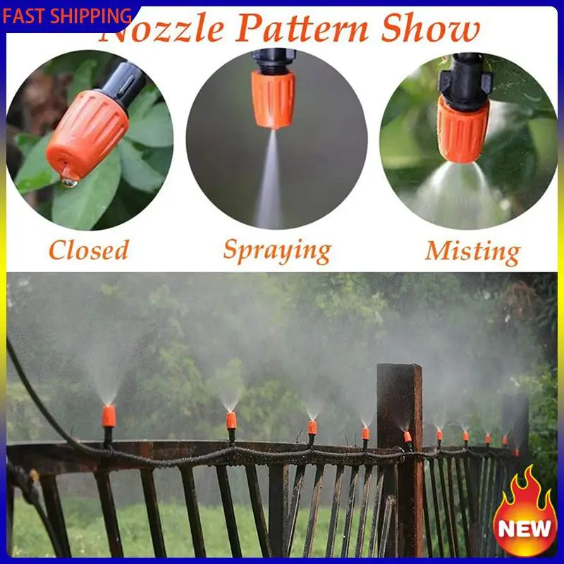 

Especial 300PCS Adjustable Garden Drip Irrigation Misting Nozzle Micro-Flow Dripper Spray Gardening Tools