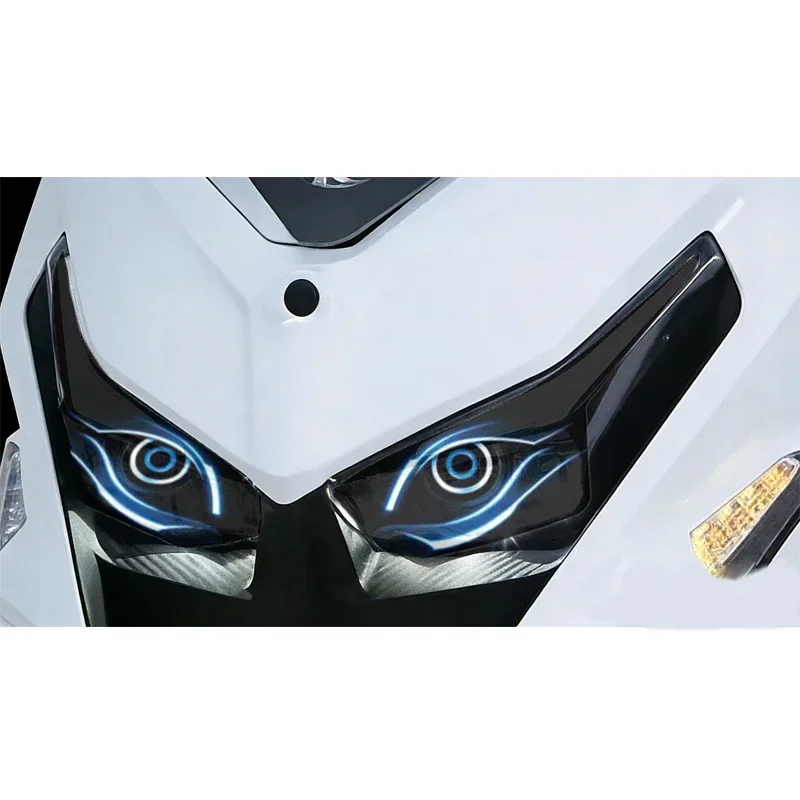 Motorcycle Headlight Stickers Protective Decals Waterproof Head Light Sticker Fit For Kymco Racing x 150 racing x 150 2022