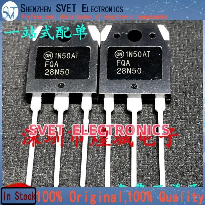 10PCS-50PCS  FQA28N50  TO-3P MOS 28.4A 500V  Original In Stock Fast shipping