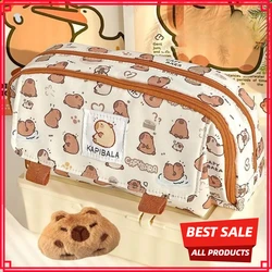 Large round Pen Case Pencil Case Stationery Storage Box Organizer Student Gifts Storage Bag for School Supplies