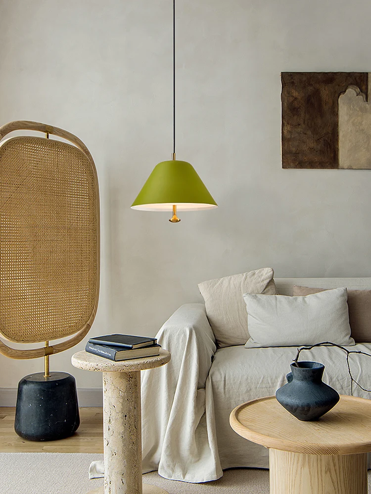 

Японская люстра для ресторана в стиле ваби-саби, освещение изголовья спальни, дизайнерское нишевое освещение в скандинавском кремовом стиле