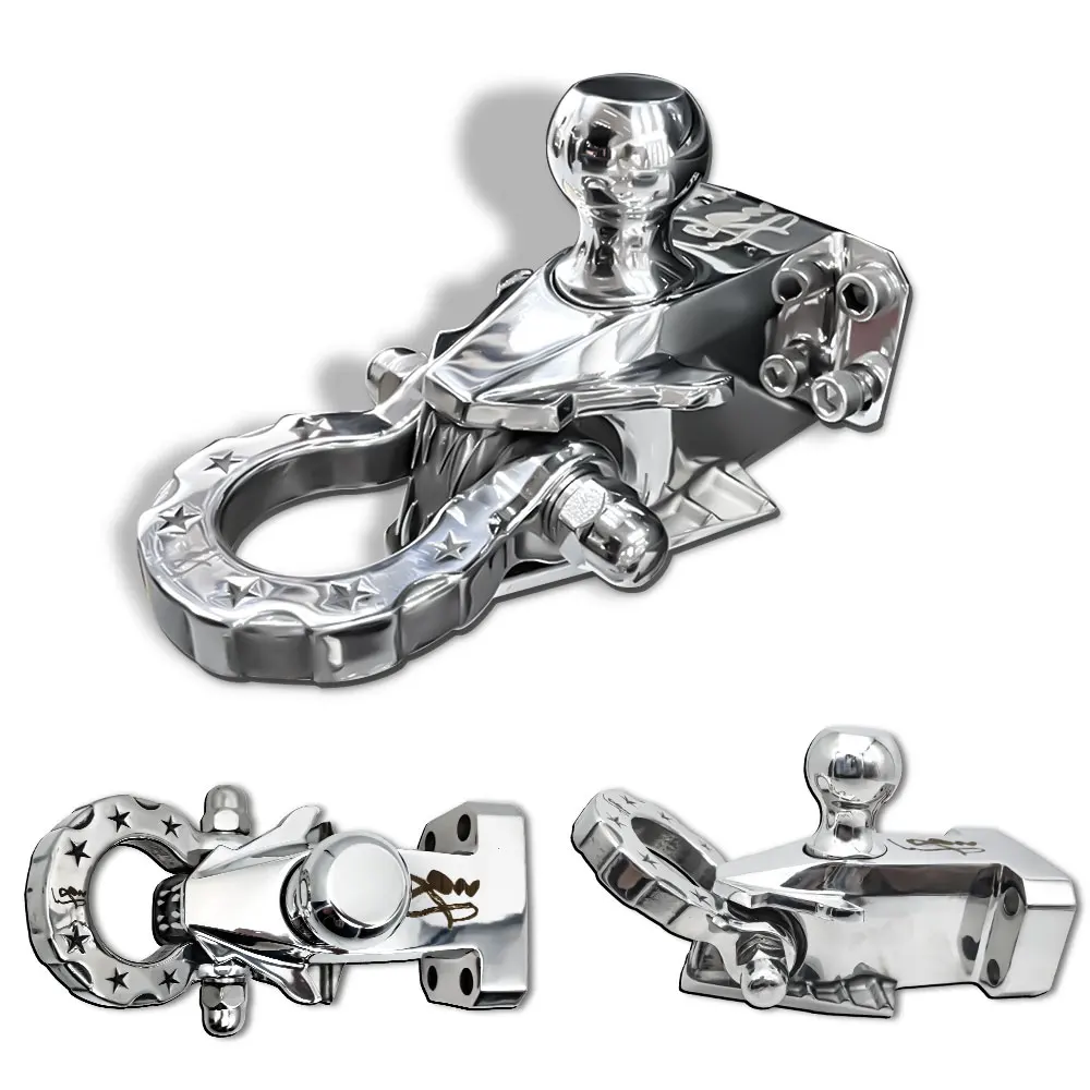 Dream Car High Quality Stainless Steel Rear Pull Ring Vehicle Trailer Hook For  Land Cruiser Prado LC250