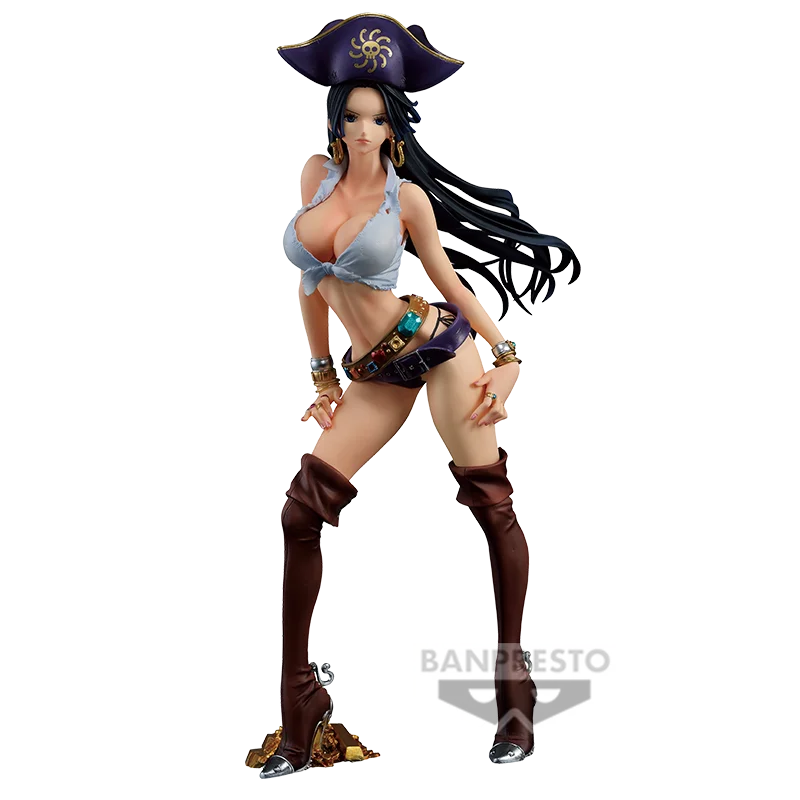 

New Bandai One Piece Boa Hancock Pirate Chronicle Collectible Anime Figure For Adult Collection Home Desktop Decoration