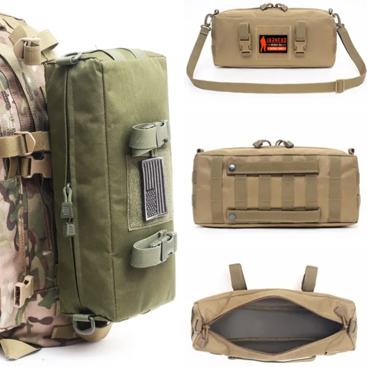 

Tactical Molle Pouch Outdoor Sports Multi-Purpose Large Capacity Increment Pouch Short Trips Bag for Hunting Paintball