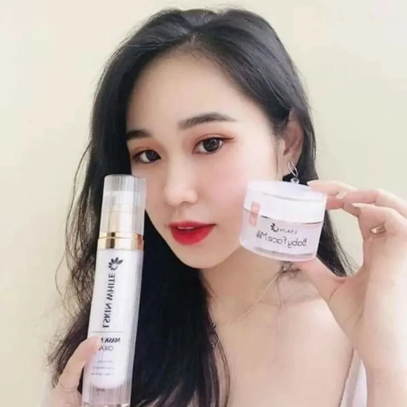 

Ủ Trắng Da Mặt Kén Tằm LSKIN WHITE Dưỡng Trắng Da giảm nám, tàn nhang, mụn, u trang ken tam + kem face milk duong trang da