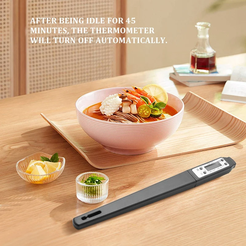 Cooking Food Thermometer Digital Instant Reading Meat Thermometer Barbecue Thermometer High Precision Kitchen Thermometer Oil Mi