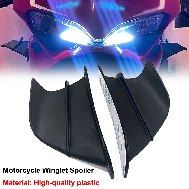 Motorcycle Winglet Aerodynamic Wing Spoiler For YAMAHA Suzuki Honda Kawasaki H2/H2R Ducati 899 959 1198S 1199 1299 Panigale V4