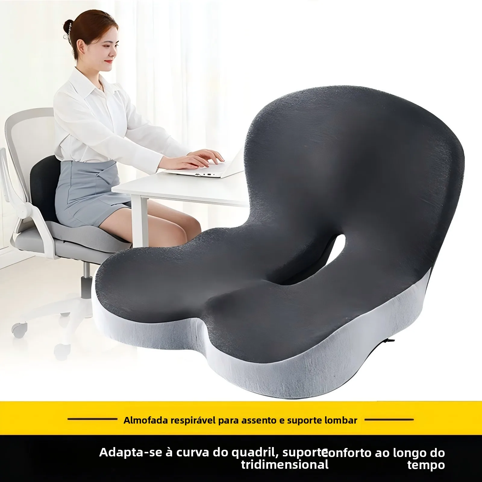 cuscino-universale-in-memory-foam-per-tutte-le-stagioni-supporto-lombare-integrato-traspirante-per-lunghe-sedute-senza-affaticamento
