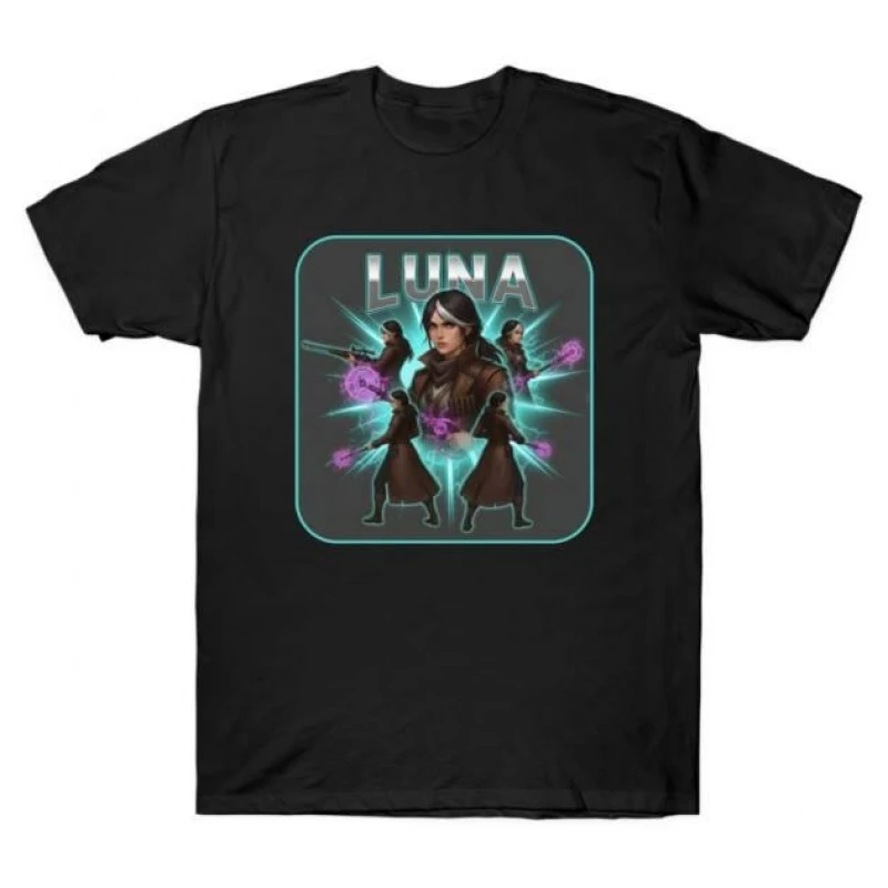 Luna The Mystic Mage Clair Obscur Expedition 33 Gift for RPG gamer 100% cotton printed tee Short Sleeve Graphic T-Shirt S-6XL