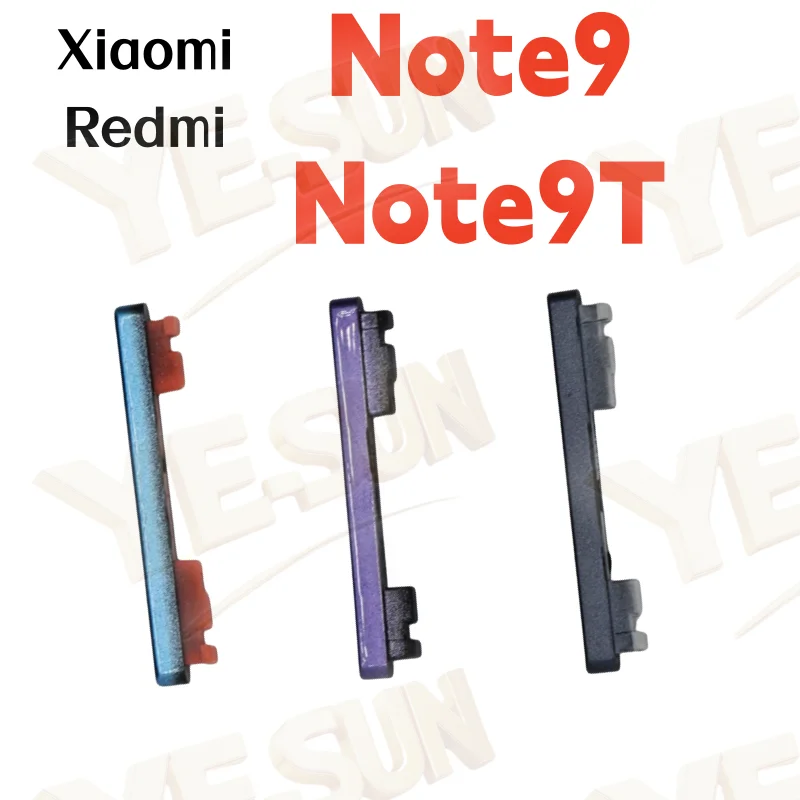 

Кнопки включения и выключения для Xiaomi Redmi Note 9/Note9T, боковые кнопки регулировки громкости, кнопки вверх и вниз, клавиши