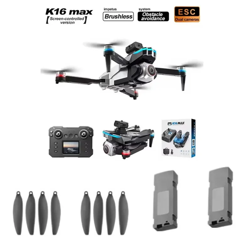 K16MAX K16 MAX Remote Control RC Drone Quadcopter Spare Parts Accessories 3.7V 1800Mah Battery/Propeller USB Line