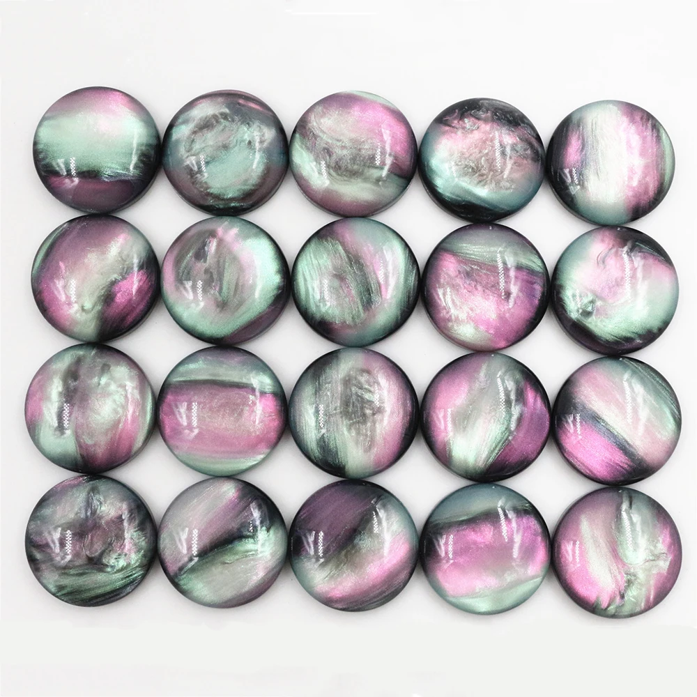8mm 10mm 12mm 14mm 16mm 18mm 20mm 25mm 7 Size Style Black Shell Color Flat Back Resin Cabochons Cameo