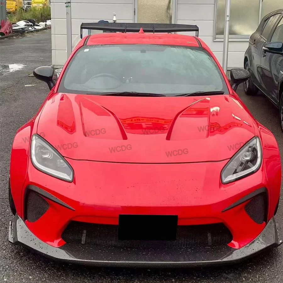 WCDG Style Carbon Fiber Front Hood forToyota GR86 ‘Subaru BRZ 2021+ Front Bumper Air Vent Hood Bonnet Cover Car Bodykit