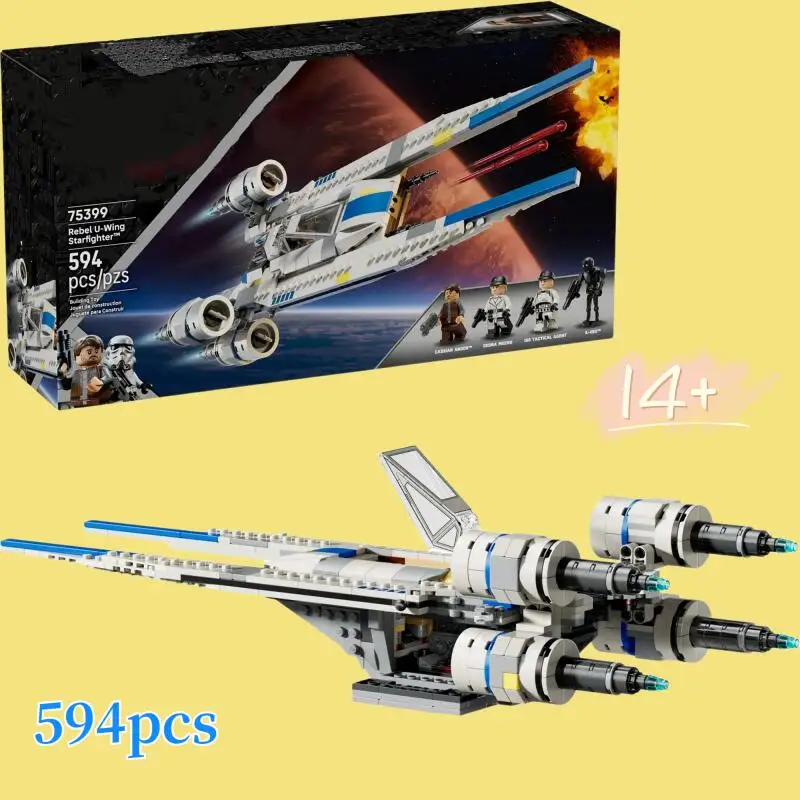 

Новое поступление 75399 U-образный истребитель Galaxy Wars, космический линкор, строительные блоки, модель «сделай сам», сборка, игрушки, подарок на день рождения