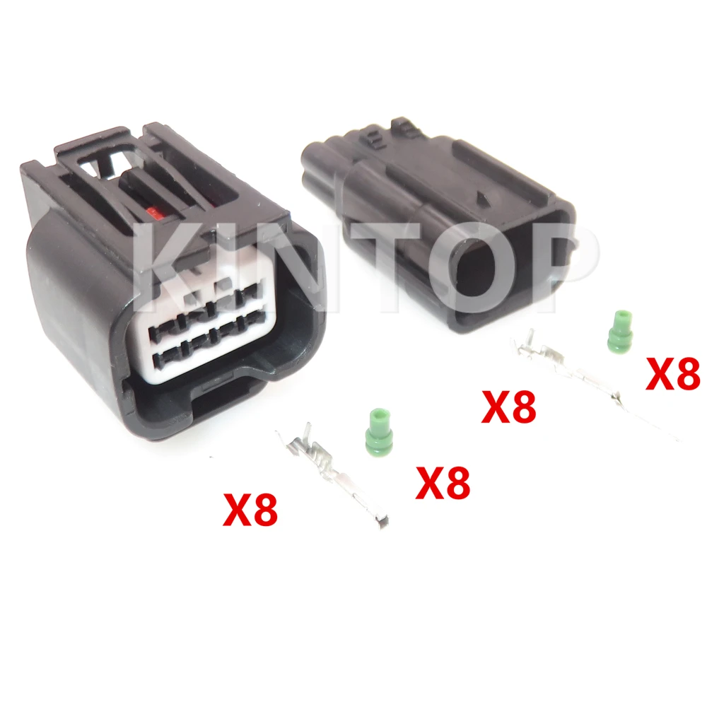 1 Set 8 Pins AC Assembly Auto Radar Wire Terminal Sealed Socket 7282-2148-30 7283-2148-30 Car Small Current Headlight Connector