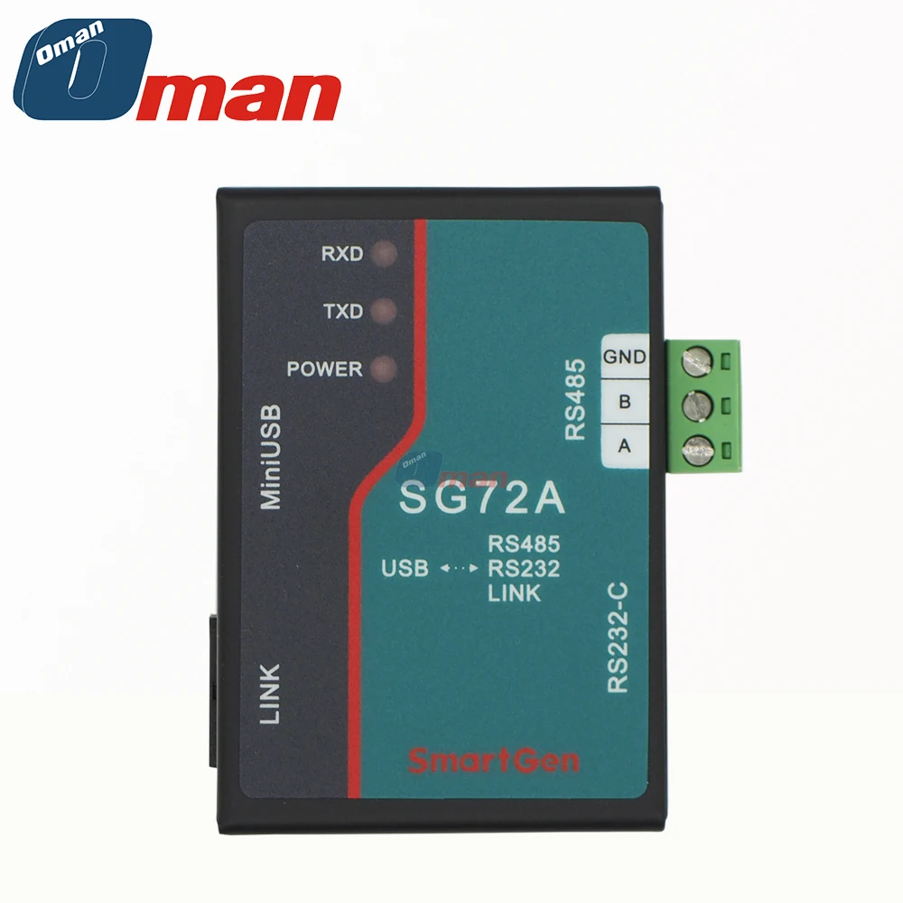 SG72A SmartGen RS232 RS485 LINK to USB a Communication Port Conversion Module Which Allows The Conversion