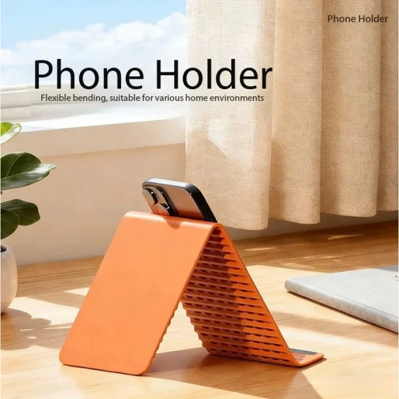 for Phone Tablet Laptop Silicone Desktop Stand Flexible Foldable Deformable Lazy Bracket Anti-Slip Portable Creative