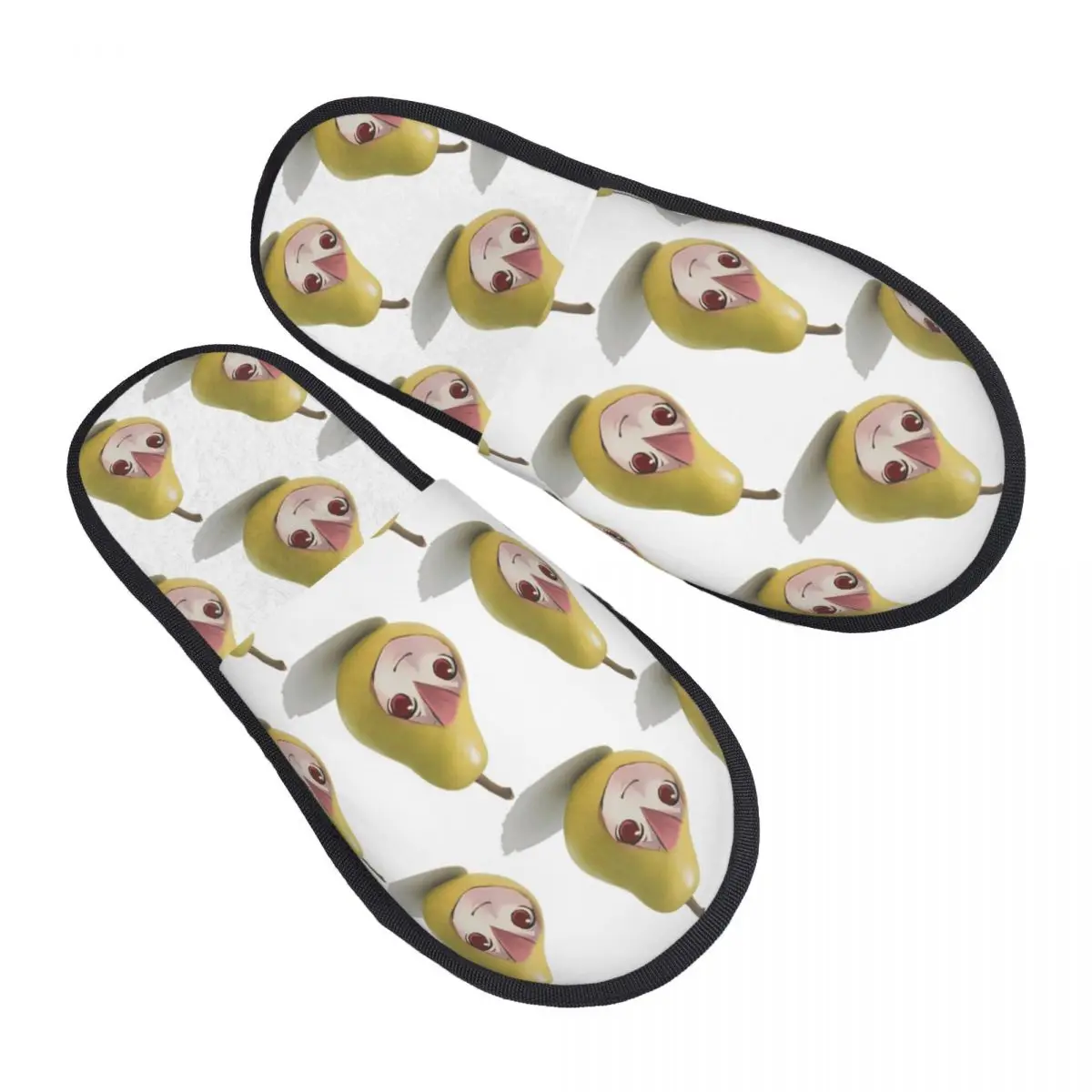 Winter Furry Slippers Kasane Teto Expression 2020 Drawing Accessories Household Fur Slippers Slides Living Room Pears Slides