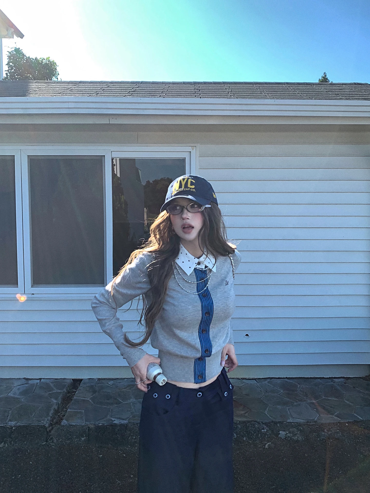 

Tongiiuu винтажный вязаный свитер, женский облегающий длинный свитер с вышивкой в стиле пэчворк, хлопковый нейлон, повседневная одежда