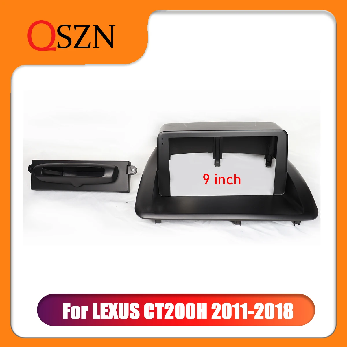 

QSZN 9 Inch Car Radio Fascias For Lexus CT200H 2011-2018 DVD GPS MP5 Vedio Player Dash Board 2 Din Panel Frame Cover