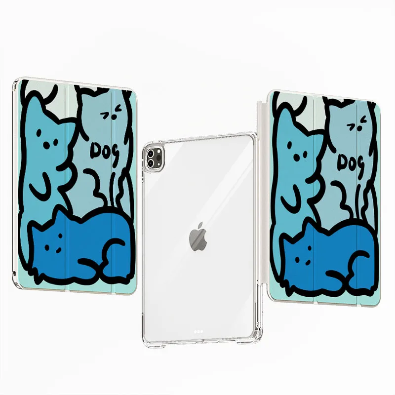 

Чехол для iPad A16 2025 Air 7 13 M3 для iPad 10th 10.9 2024 Pro 11 13 Чехол для Air 4 5 Funda Cute Patterns Цветочный дизайн Чехол