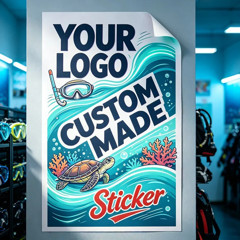 Any Size 100cm Custom Stickers Suitable For Hotel Homestay Decoration School Commercial Promotion Travel Group Scenic Tour Club