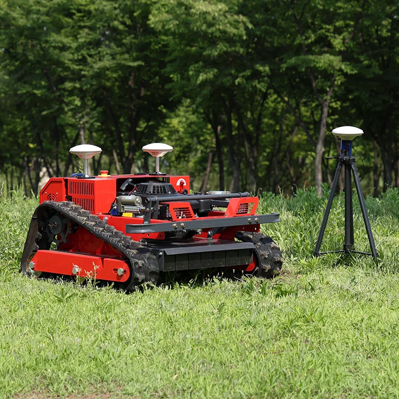 Customized Radio Controlled Mower Remote Controlled Lawn Mower Robot Grass Mower For Complex Outdoor Lawn mower tractor