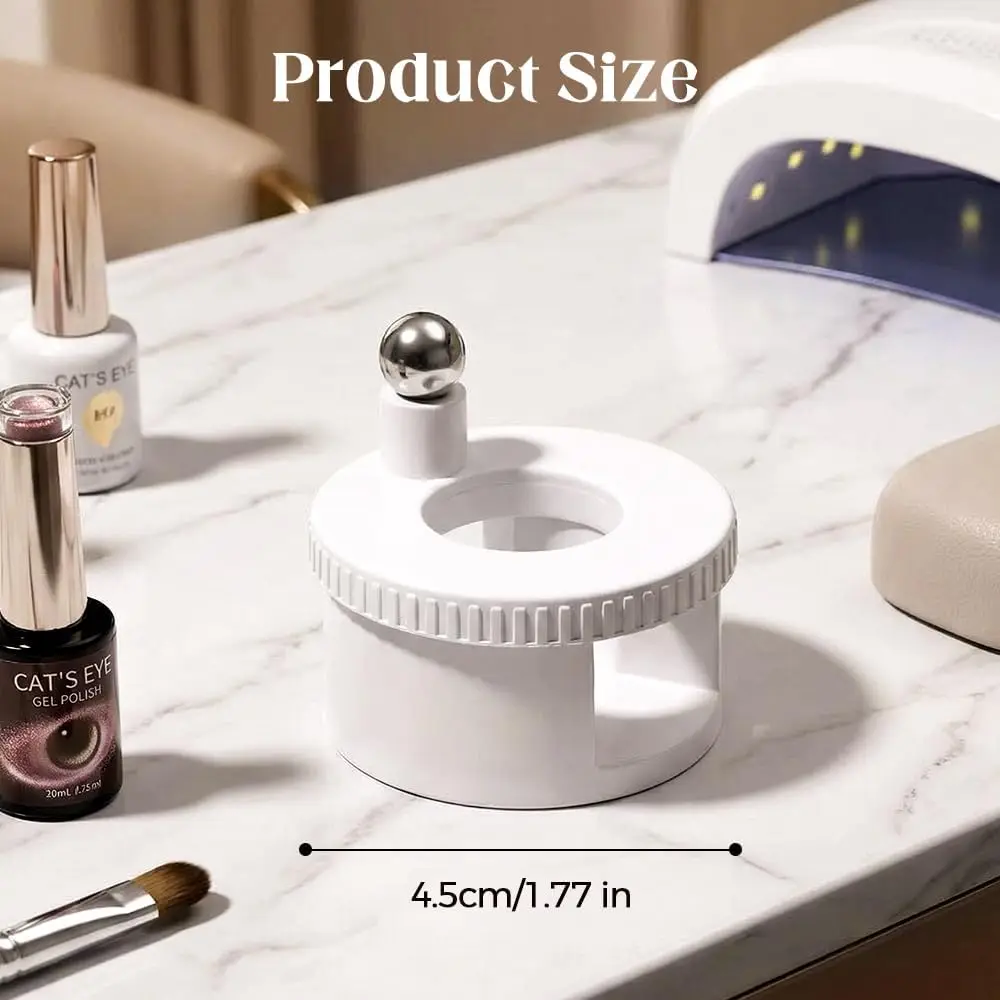 Rotating Cat Eye Nail Magnet 360 Automatic Glass Bead Effect Strong Magnetic Wand for Gel Polish Manicure Art Salon Tools image 6