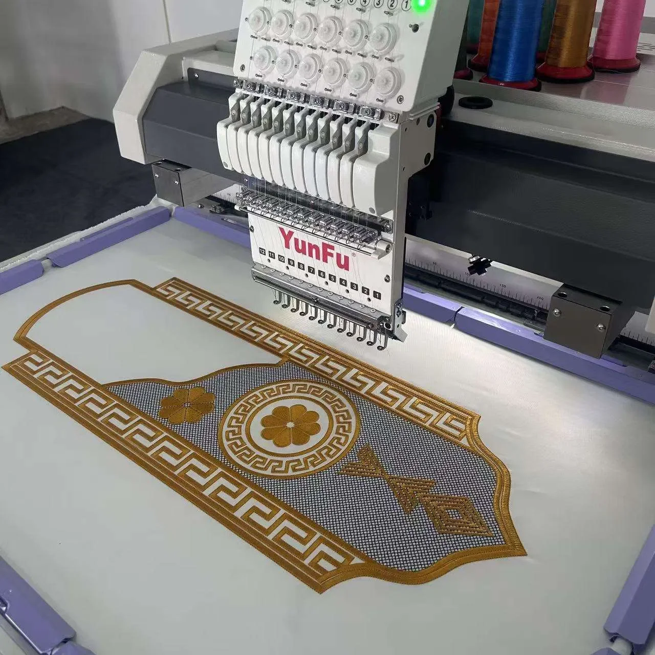 Single Head Computerized Embroidery Machine Big Area 500 800 With Hats/Clothes Nigeria