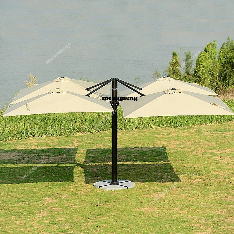

Garden Customization Parasol Outdoor Large Four Side Umbrellas Patio Parasol Double Side Cantilever Umbrella Tents for Events