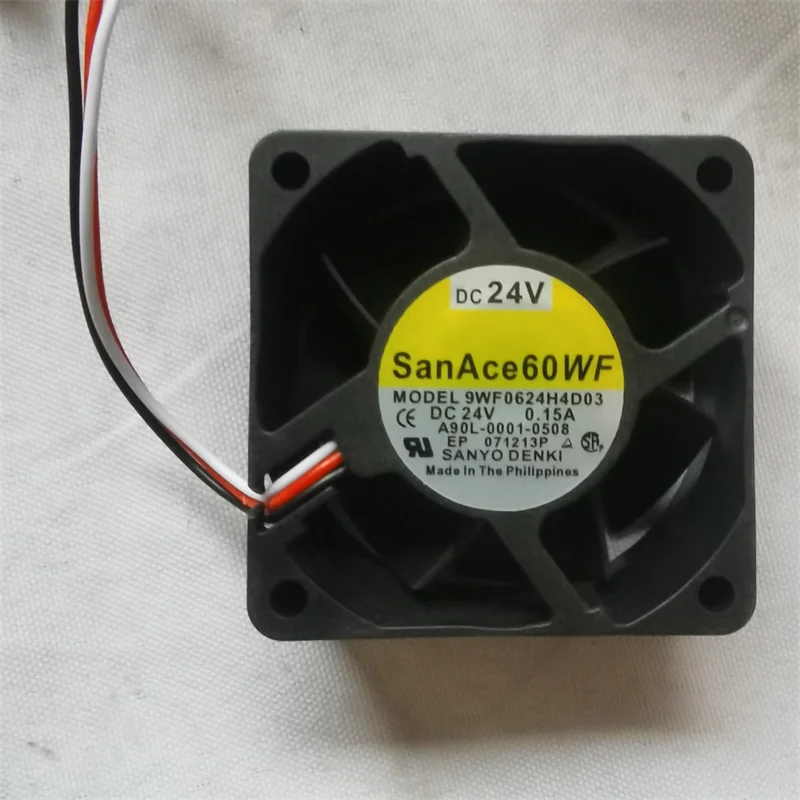 60x60x25 مللي متر 9WF0624H4D03 A90L-0001-0508 24V التبريد 0.15A 6025 60 مللي متر DC مراوح محورية