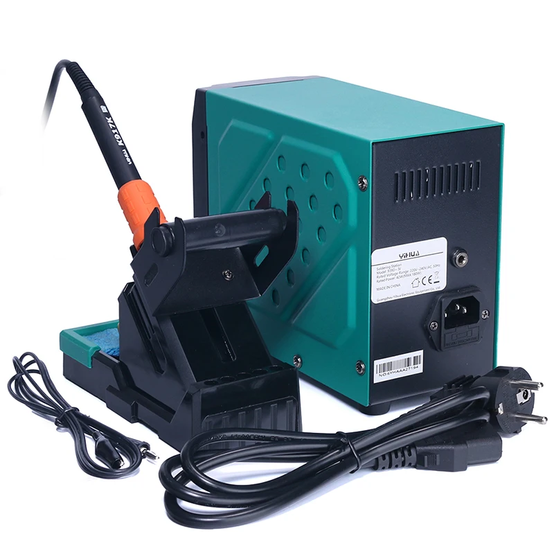 YIHUA 939D+ IV 200-480 ℃   Digitale Lötstation, 3 Bildschirme, LCD-Display mit 3-stufiger Speicherfunktion, Schweißhersteller