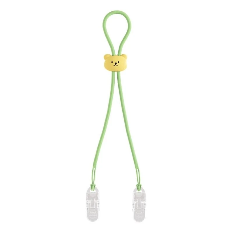

G2TC Silicone Lanyard Napkin Clips Bib Holder Clip Portable Dining Clothing Protector
