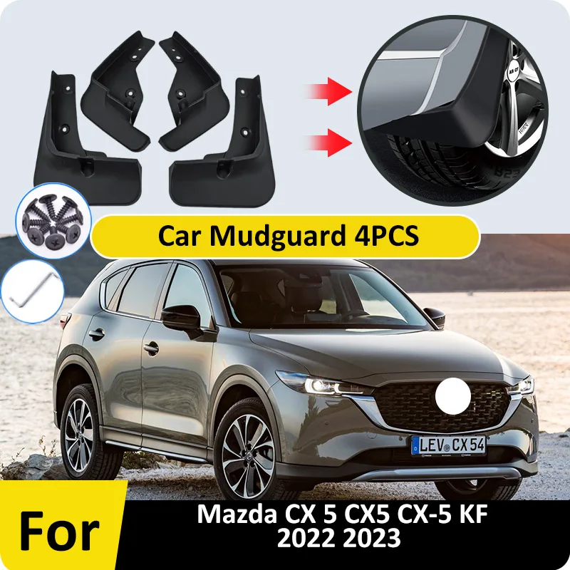 

Mudguard For Mazda CX 5 CX5 CX-5 KF 2022 2023 Mud Flap Splash Guards Front Rear Wheel Fender Mudflaps Car Style Accessories Auto