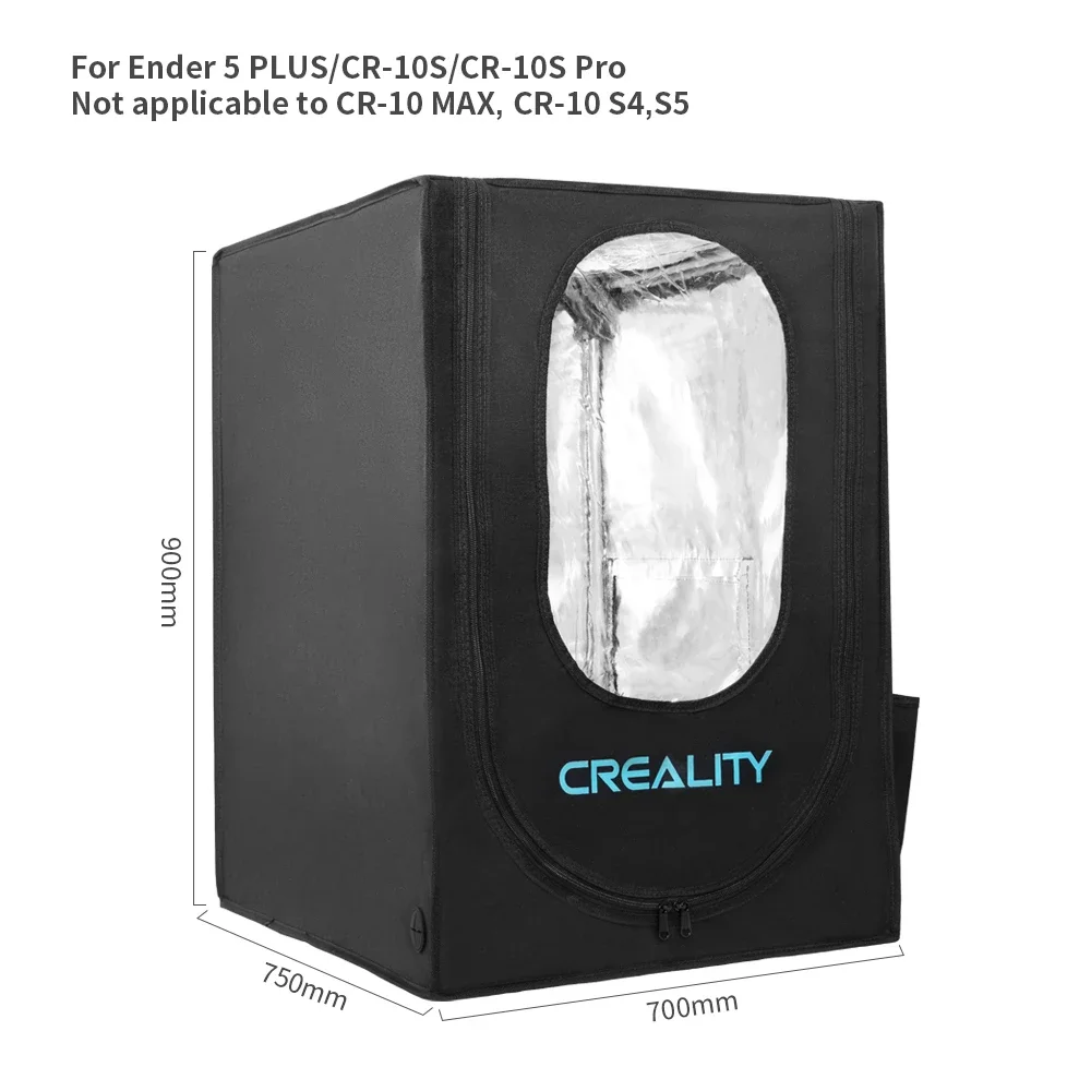 Imagem -02 - Creality Capa de Proteção para Impressora 3d Capa de Preservação de Calor para Impressoras Ender3 v2 Ender-3 Pro Ender5 Plus Cr10 v3