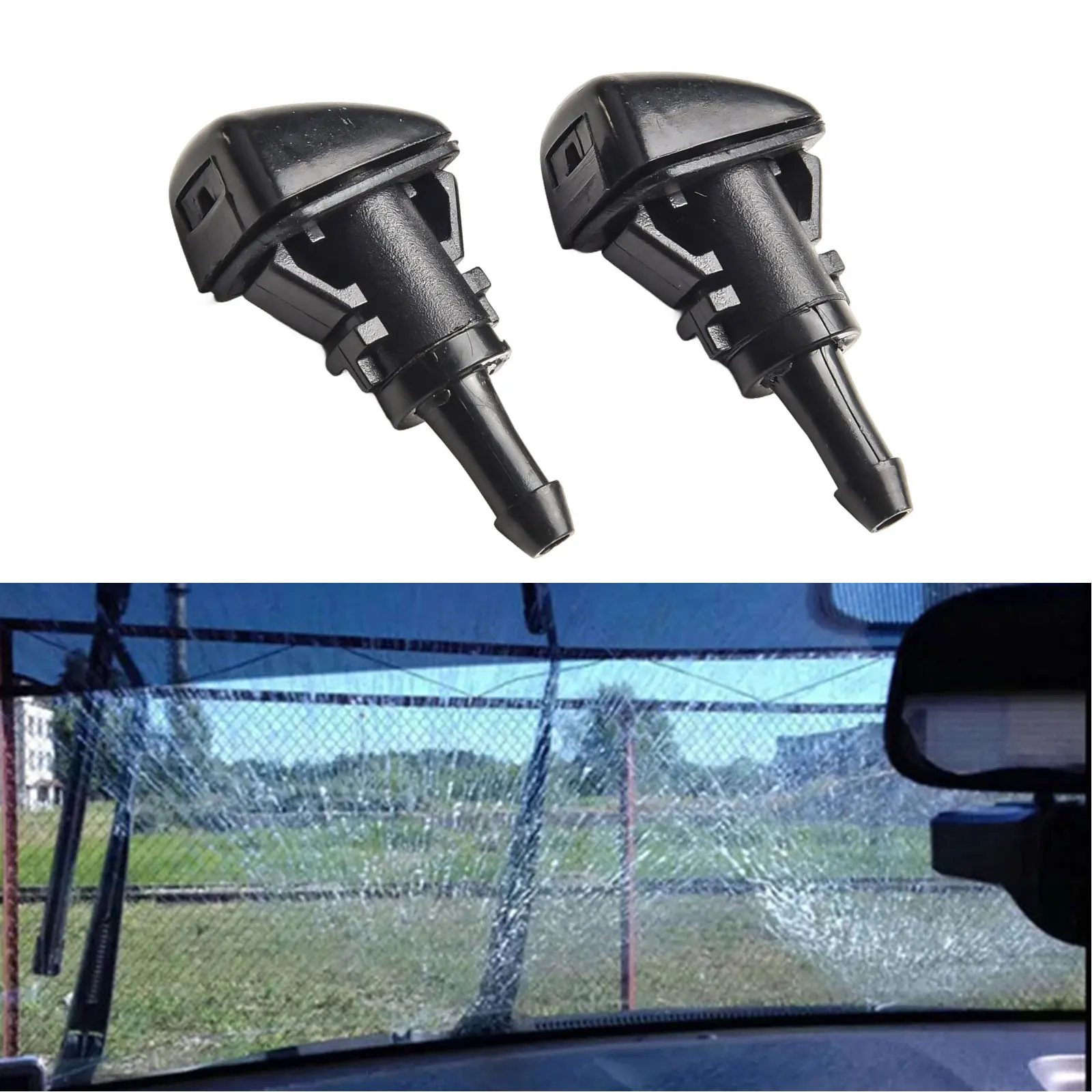 

Nozzle Jet Wipe Washer Nozzle 2X 986303J000 For Hyundai For Kia For Sportage For Tucson Plastic Truck New None