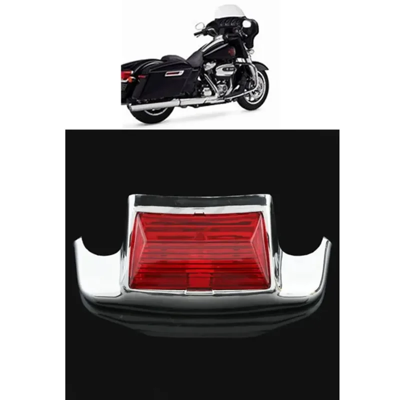 Motorcycle Acsessories  Rear Fender Tip Light For Harley Electra Glide Heritage Softail Classic Road King Chrome Motorbike