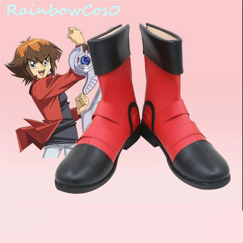 Yuki Judai Manjome Jun Yu Gi Oh Cosplay Shoes Boots Game Anime Halloween Christmas RainbowCos0 W3592