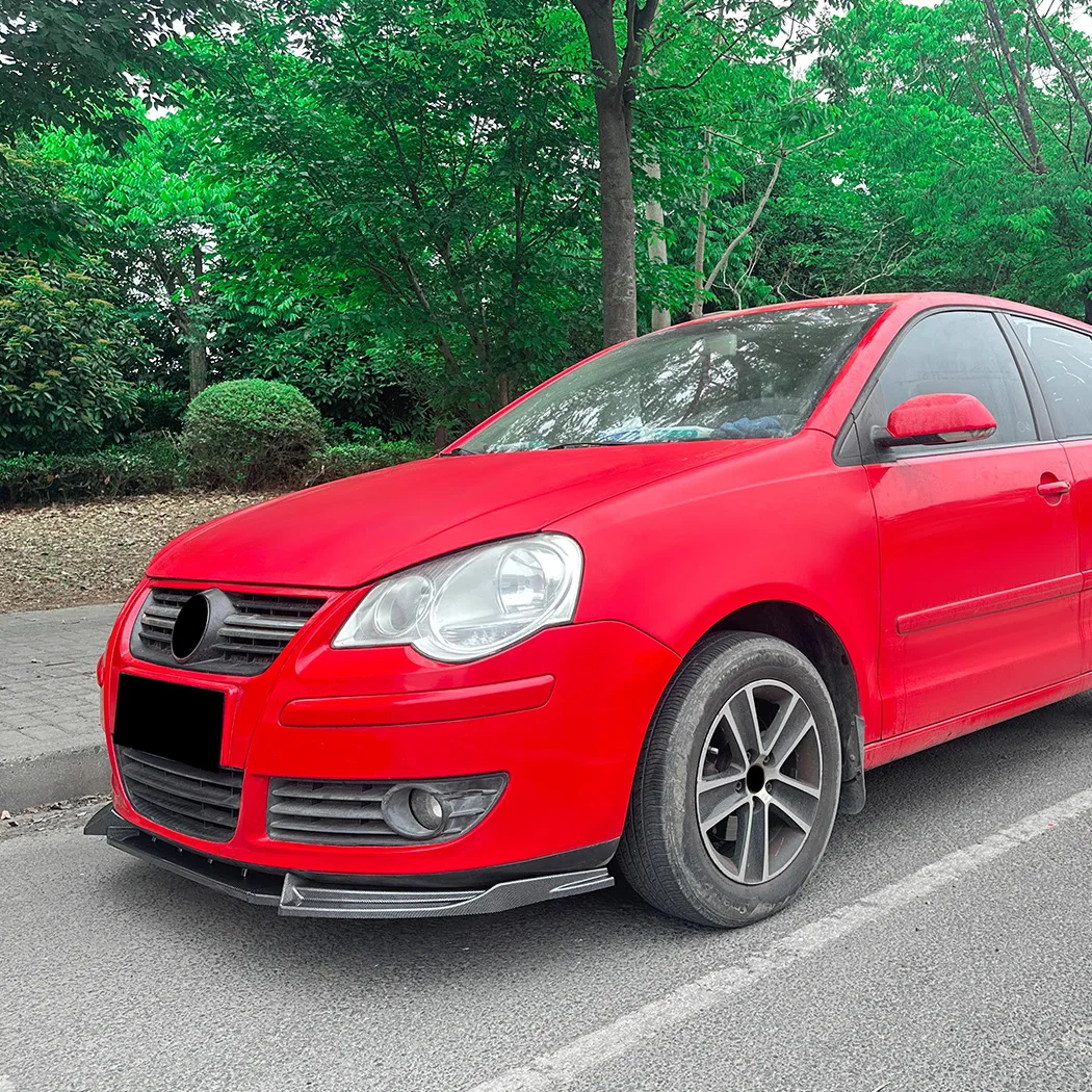 2005 2006 2007 2008 2009 For Volkswagen VW Polo MK4 9N Front Bumper Lip Lower Splitter Blade Guard Plate By ABS Body Kit view 2
